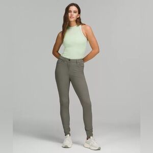 Lululemon Women’s City Sleek 5 Pocket 7/8 Pant 30 in Gray Sage Athleisure